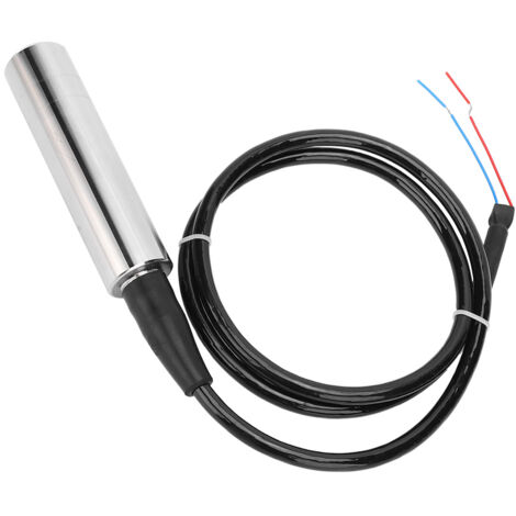Capteur de Niveau Liquide avec Alarme, Sonde de Contrôle QDW30A, 24V DC, Portée 1m, Câble 1m