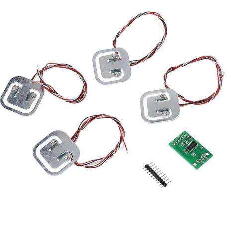 Capteur de poids à résistance et déformation pour balance 50 kg + module AD HX711 (4 pièces)