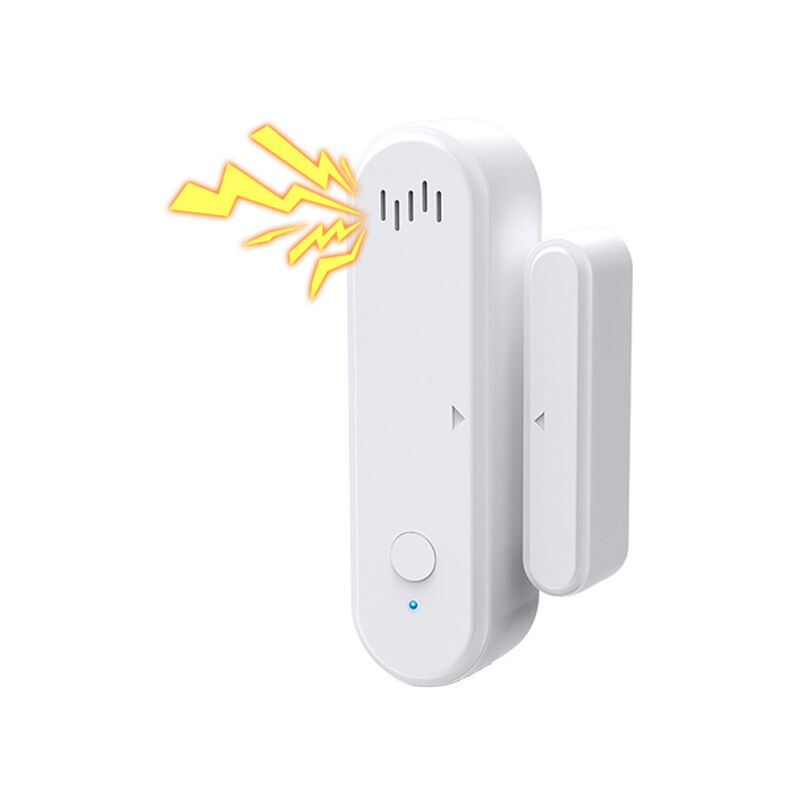 Aiperq - Capteur de porte intelligent : capteur de porte et de fenêtre Wi-Fi, conception sans fil, alerte instantanée, capteur de contact d'ouverture