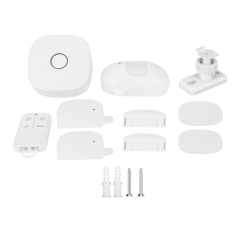 Capteur de Porte Intelligent WIFI sans Fil, Détecteur d'Ouverture Porte pour Sécurité Maison, Alarme Connectée, Compatible 100-240V UE