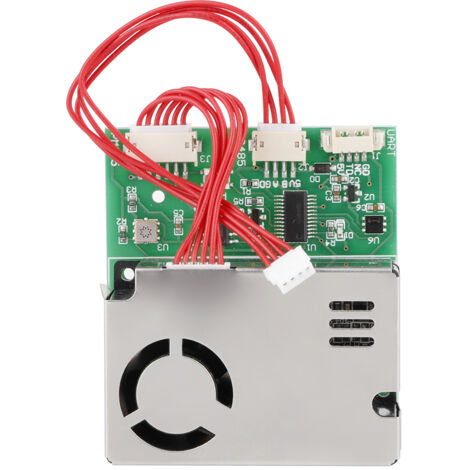 Capteur de Poussière et Fumée 6 en 1 avec Câble pour Mesure PM2.5, Purificateur d'Air
