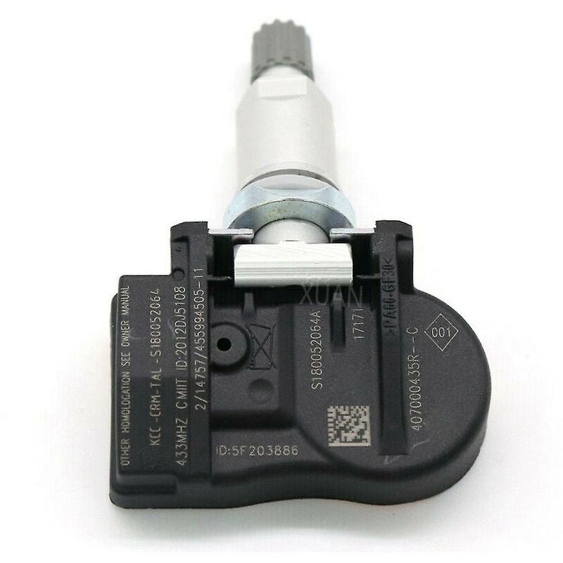 Crea - Capteur de pression des pneus 407000435r Tpms pour Fluence Latitude 433mhz 40700-0435r