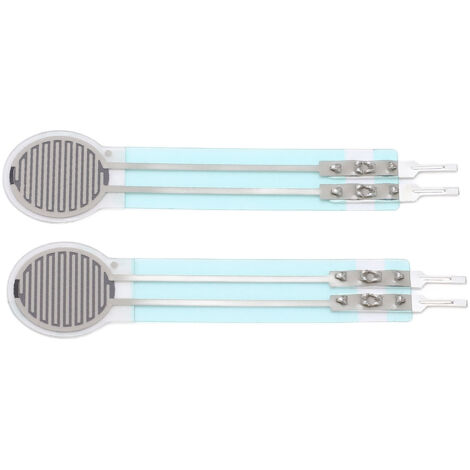 Capteur de pression flexible FSR 2 pièces, résistance sensible à la force 20g‑3kg pour détection de pression fine