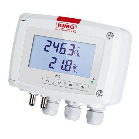 Capteur de pression KIMO CP212, Différentiel 1000Pa max ( Prix pour 1 )