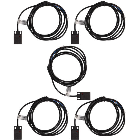 Capteur de proximité inductif 5mm à réponse rapide, anti-interférences, 2 fils, NO AC, 110‑220VAC
