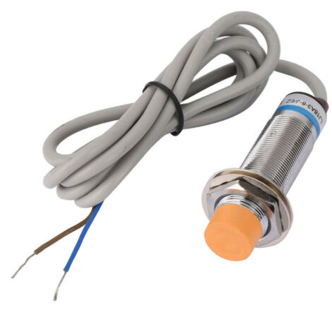 Capteur de Proximité Inductif Laiton Nickelé LJ18A3-8-J/EZ, Détection 8mm, Commute AC