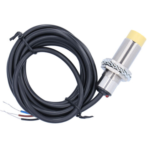 Capteur de Proximité Inductif M18 3 Fils DC6-36V Étanche IP67 NPN Normalement Ouvert