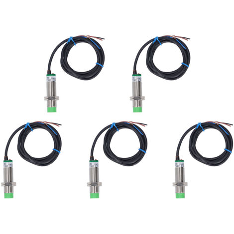Capteur de proximité Inductif M18, Boîtier pour Capteur Inductif Abs Pnp M18, 5 Pièces.