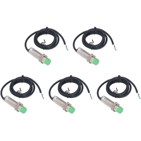 Capteur de Proximité Inductif M18 Non Contact, LED Rouge, 2 Fils, Normalement Fermé, 10‑36VDC