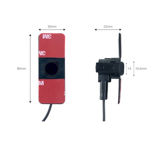 Capteur de stationnement noir interne 16,5 mm amio-02094