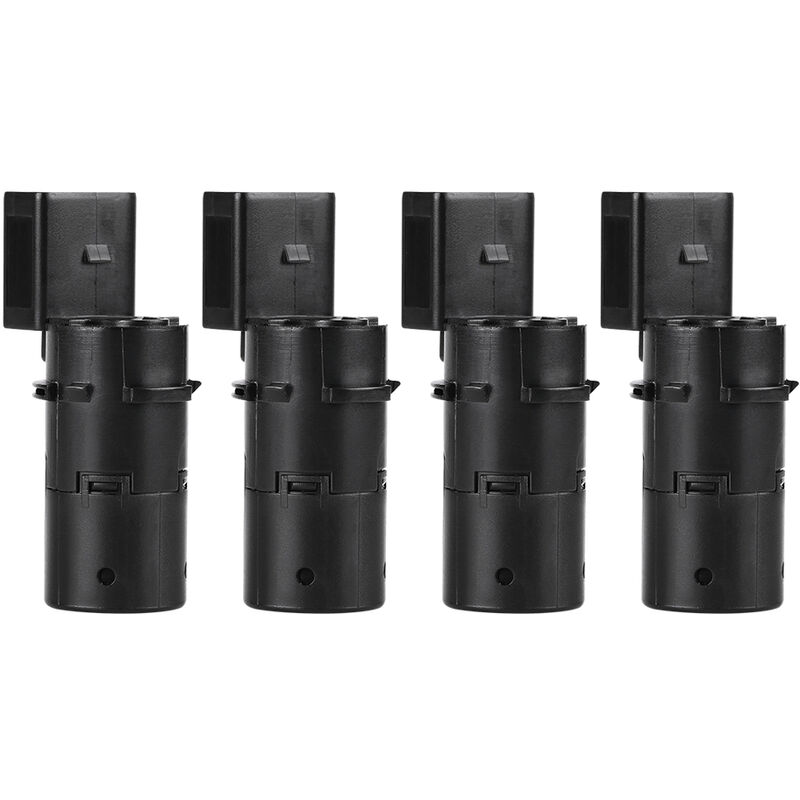 Système d'aide à la marche arrière, capteur de stationnement en plastique robuste 4 pièces/ensemble fiable 7H0919275E pour le remplacement de voiture