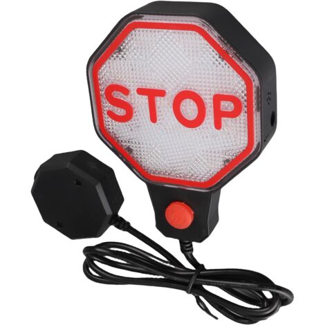 Capteur de stationnement réglable pour garage avec panneau d'arrêt à LED et assistant de stationnement, doté d'un affichage LED rouge, jaune et vert