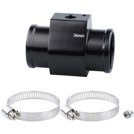 Capteur de température d'eau, adaptateur de jauge de tuyau de température d'eau de voiture, joint de radiateur (34MM, paquet de 2)