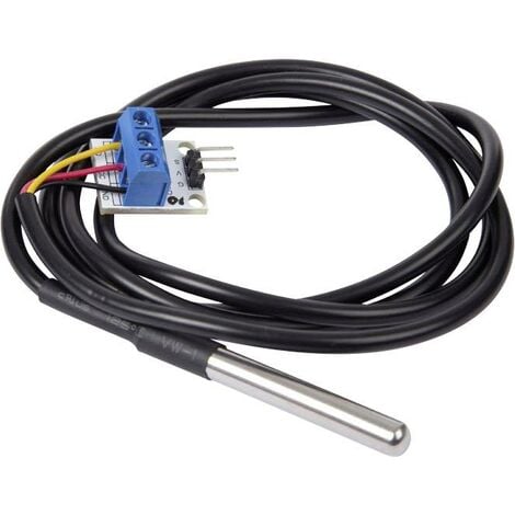 Capteur de température DS18b20 et adaptateur compatible avec Arduino Whadda WPSE324 1 pc(s) Q575352
