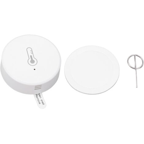 Capteur de Température et d'Humidité sans Fil ZigBee, Compatible avec Tuya Smart, Contrôle à Distance par Application Mobile