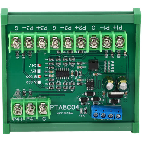 Capteur de Température PT100 Module RTD RS485 avec Boîtier Rail DIN B500 (-40℃ à +500℃) Alimentation DC24V