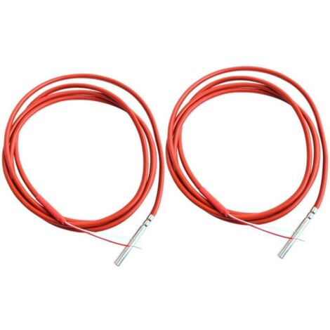 Capteur de température PT1000 à 2 fils, sonde de 1,5 m, revêtement en gel de silicone, 45 mm x 5 mm, résistances RTD de 50 à 180 °C.