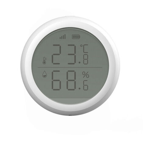 Capteur de température sans Fil Tuya WiFi, Thermomètre hygromètre Intelligente pour Maison, Capteur D'humidité de la Température sans Fil, Système de scène domotique