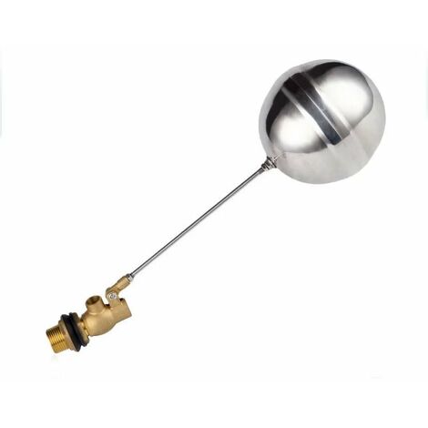 Capteur d'eau en laiton de robinet à flotteur d'eau en laiton de robinet à flotteur DN15 G1/2 pour robinet automatique de niveau d'eau de piscine LO-Ron