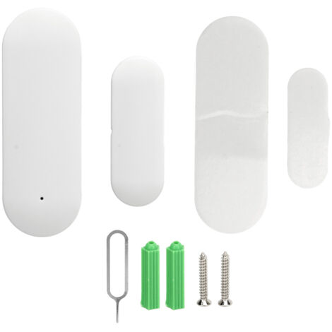 Capteur d'Ouverture Porte Fenêtre WiFi avec Contrôle Vocal et Application - Alarme Magnétique Intelligente pour Sécurité Domestique