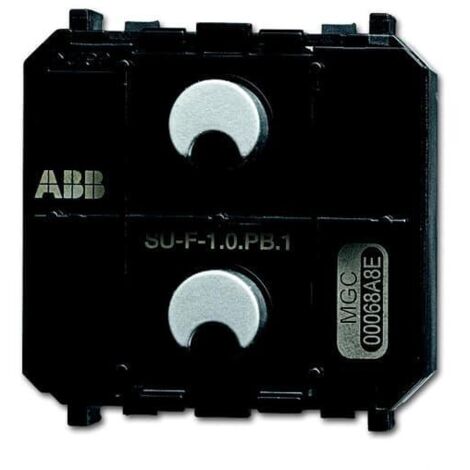 Capteur f@h Zénit 2 touches LED 2CKA006220A0222 ABB BJE518725