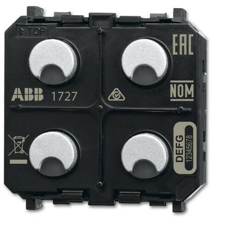 Capteur f@h Zénit 4 touches LED Wireless 2CKA006200A0107 ABB BJE521596