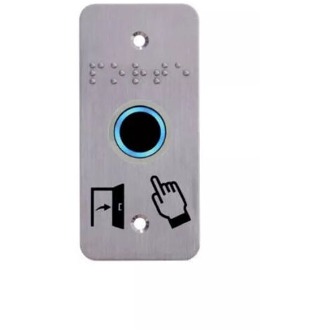 CAPTEUR INFR. SS CONTACT AC PLAQUE INOX + TEMPO + LED
