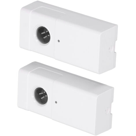 Capteur infrarouge d'ouverture de porte 940nm, portée de 30m, détecteur de porte à cellule photoélectrique à faisceau unique 12-24V pour la sécurité de la maison, blanc
