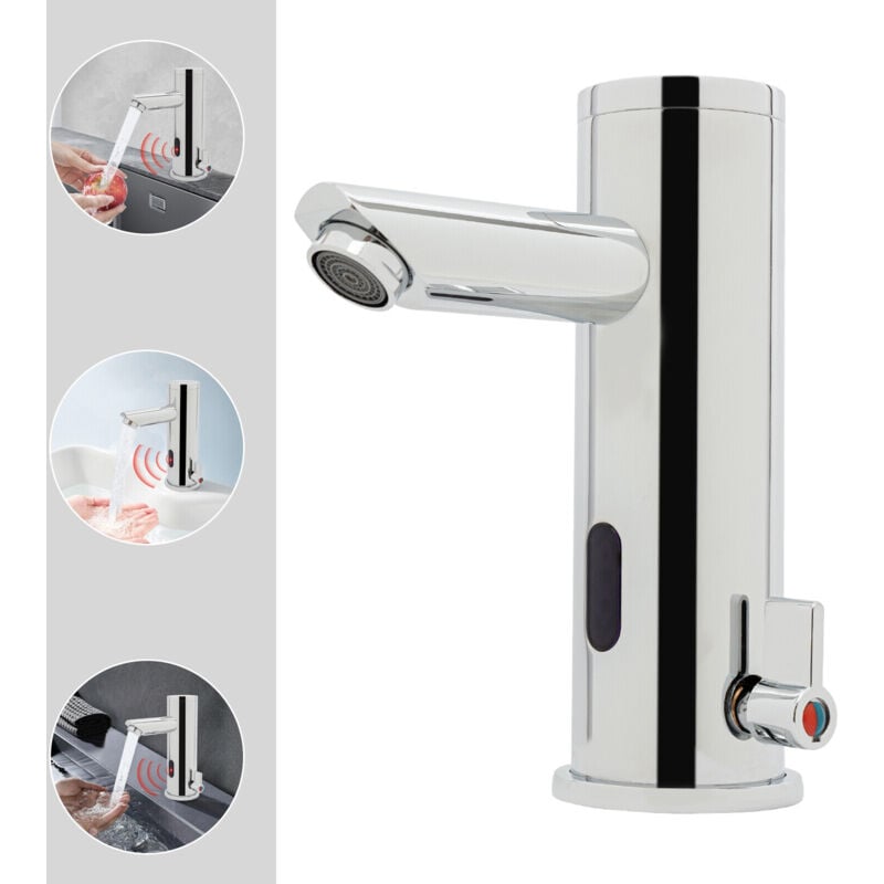 Capteur Infrarouge Salle De Bains Robinet Bassin Robinet Robinet Automatique Mitigeur Pour éviers de cuisine et de salle de bain