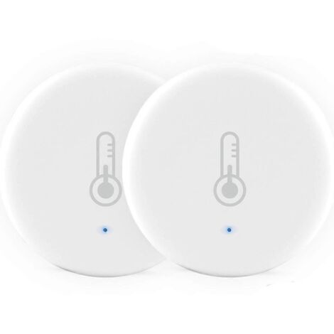Capteur intelligent de température et d'humidité Tuya Smart Zigbee 3.0, alimenté par batterie, pour une sécurité optimale.