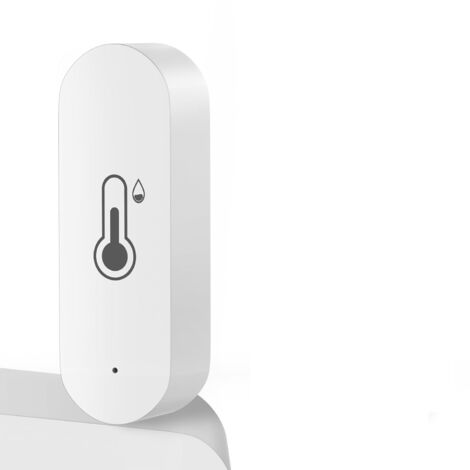 Capteur Intelligent de Température et d'Humidité WiFi - Thermomètre Hygromètre Connecté avec Application, Alerte à Distance, Haute Précision, Compatible Alexa et Google Assistant, Sans Hub Nécessaire