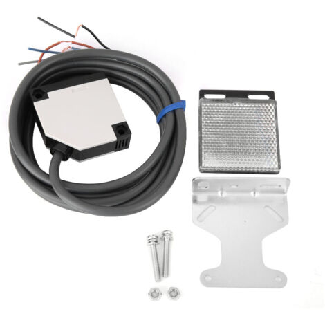 Capteur Photoelectrique à Boîtier ABS Type Réflexion Spéculaire E3JKR4M1 (DC 12-24V, Portée 3500mm)