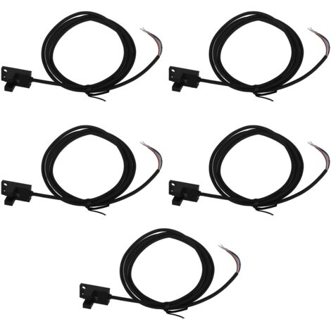 Capteur Photoelectrique à Rainure U Haute Précision NPN 5 Pèces DC5‑24V