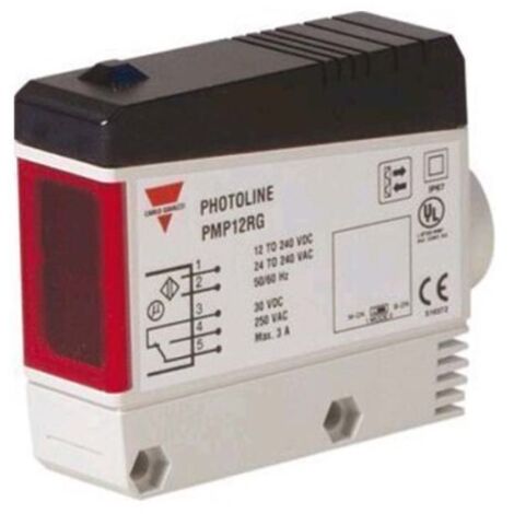 Capteur photoélectrique CARLO GAVAZZI PMP12RGM pour motorisation