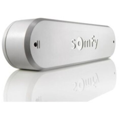 Capteur Somfy Eolis 3D Wirefree RTS Blanc – Détection vibrations – Protection stores bannes – Installation extérieure – IP 44