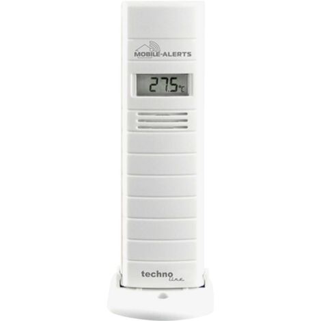 Capteur thermo/hygromètre sans fil – Plage de mesure -39 à +59 °C – Portée 100 m – Intervalle de mesure 7 min – Technoline - A803551