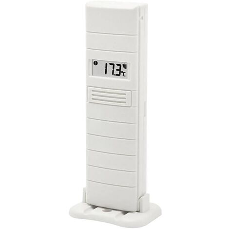 Capteur thermo/hygrométrique radio 868 MHz – Plage de mesure -39,9 °C à +59,9 °C – Humidité 1 % à 99 % H.R. – Portée 100 m – Technoline