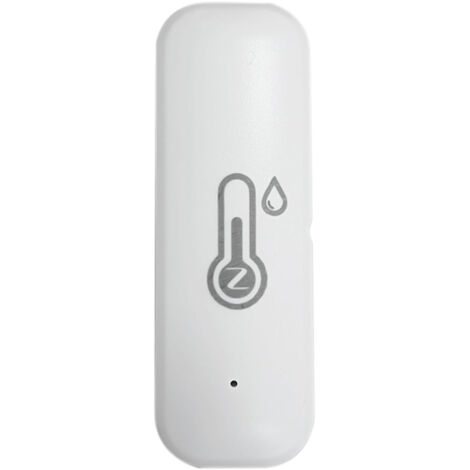 Capteur Tuya Zigbee température humidité extérieur IP65, surveillance application, alerte domotique. Compatible Google Home, pour maison connectée et jardin intelligent.