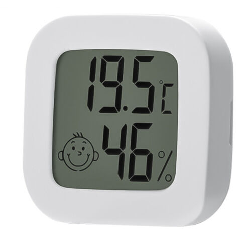 Capteurs de température et d'humidité Tuya BT avec écran LCD, connexion intelligente, application mobile, visualisation à distance et trois messages d'invite