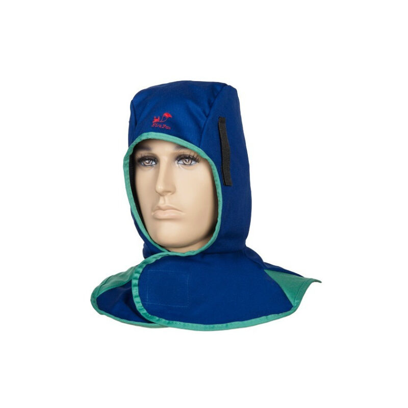

Capucha azul retardante a la llama para soldador WELDAS Fire Fox | L