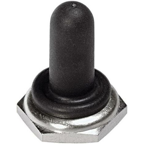 Capuchon APEM N36116045 nickelé, noir 1 pc(s) D77480