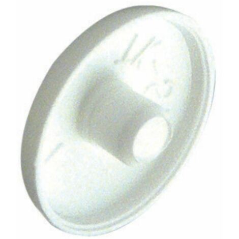 Capuchon Blanc pour Cheville Métallique Conique