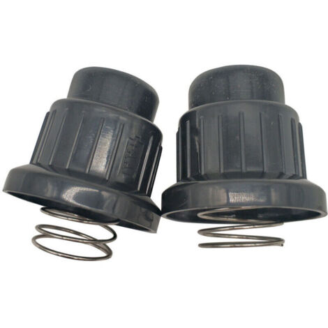 Capuchon de Bouton d'allumage, Bouton de générateur d'étincelles Interrupteur à Bouton-Poussoir d'allumeur d'impulsion de Batterie AA avec Ressorts pour Gril à gaz de générateur d'étincelles, REM(2PCS