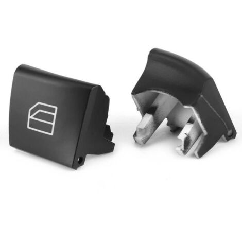 Capuchon de commutateur de lève-vitre électrique 2 pcs Couvercle d’Interrupteur Fenêtre Électrique pour Mercedes-Benz ML GL R