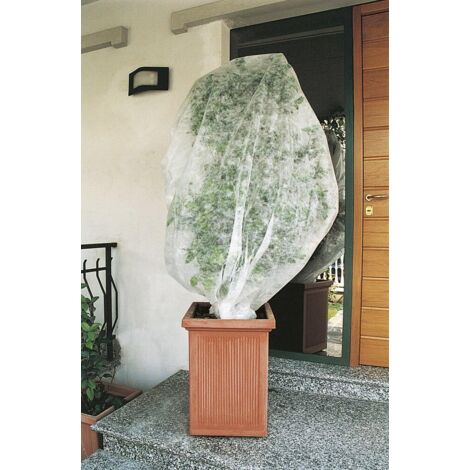 Capuchon de Protection pour Plantes, 17 g/m², Couleur Blanc, Dimensions 1x 1.4 m