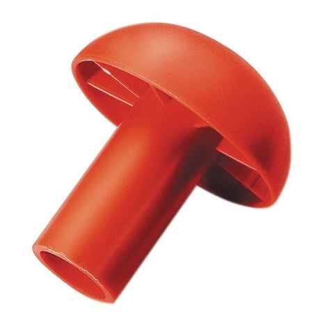Capuchon de tige en forme de champignon pour tiges de 6 a' 20 mm en plastique rouge pour piliers de tige saillants
