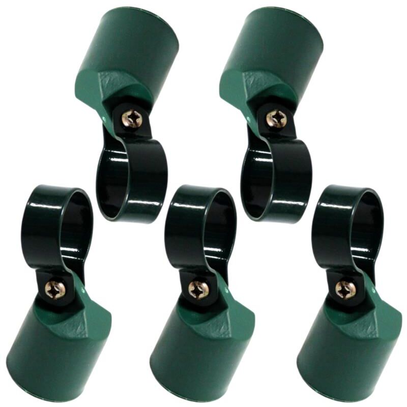 Capuchon d'entretoise Kit de 5 entretoises pour poteaux de clôture Ø 34 mm Vert