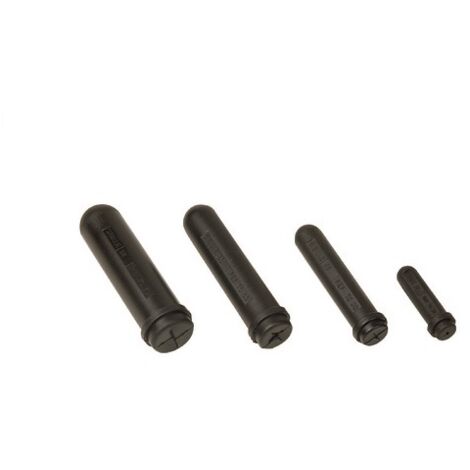 Capuchon d'extrémité Penta, diamètre interne: 10mm, Noir ( Prix pour 1 )