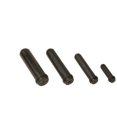 Capuchon d'extrémité Penta, diamètre interne: 20mm, Noir ( Prix pour 1 )