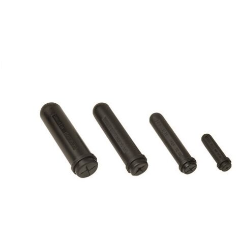 Capuchon d'extrémité Penta, diamètre interne: 35mm, Noir ( Prix pour 1 )